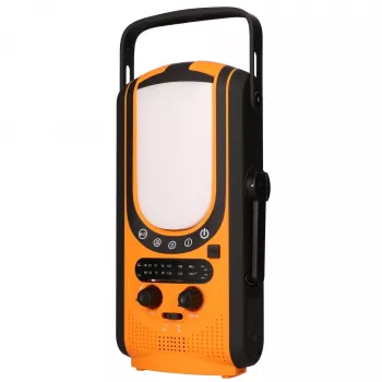 Extralink Power Ranger EPS-6000 | Power Bank | 6000mAh, FM Radio, LED gaisma, Dinamo, Saules panelis