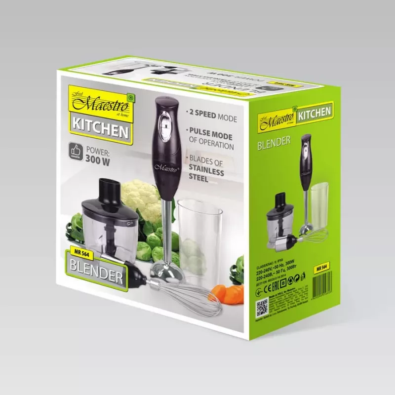 Feel-Maestro MR-564 5-in-1 blender 0.6 l 300 W Melns