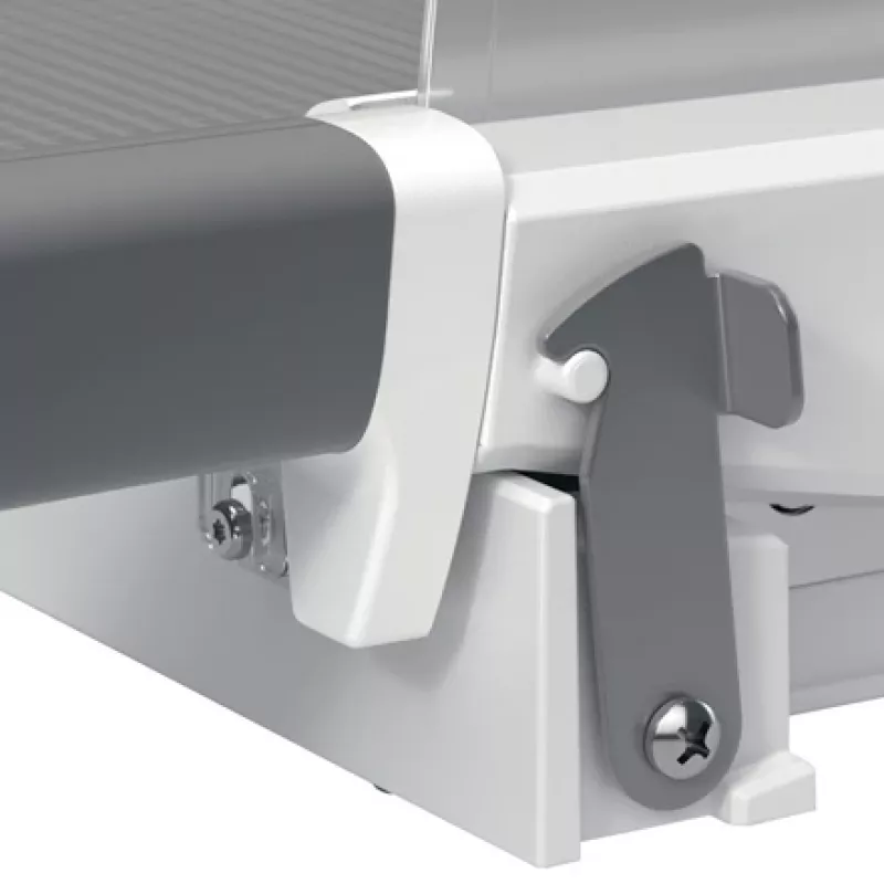 Leitz Precision Office Papīra Griezējs A4+, 15 loksnes, Manuālā skava, Nerūsējošais tērauds, A4 Maxi, 80 g/m², Stikls