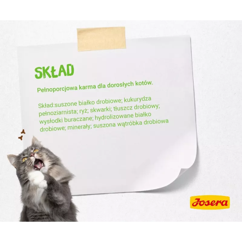 Josera SensiCat sausā barība kaķiem 2 kg Pieaugušie Aknas