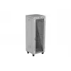 LANBERG 19 collu 32U stāvošais skapis 600×600 mm pelēks ar perforētām durvīm un LCD (plakanā iepakojumā)