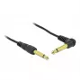 Audio kabelis DeLOCK 85939 2m 6.35mm Melns