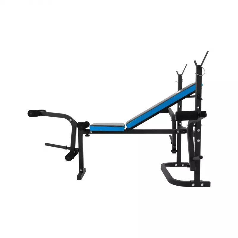 Pielāgojams daudzfunkcionāls treniņu sols Rebel RBA-2007 — regulējama atzveltne un sēdeklis, salokāms, 1610×1300×1005 mm, 18.6 kg