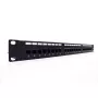 DIGITUS Professional DN-91624U - Patch Panel - RJ-45 x 24 - Melns, RAL 9005 - 1U (19 inch)
