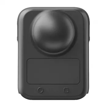 Silikona maciņš ar objektīva vāciņu PULUZ DJI Osmo 360 (Melns)