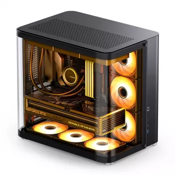 PC korpuss Jonsbo TK-2 2.0 Midi Tower Melns