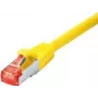 Tecline exertis Connect - Patch-Cable - RJ-45 (vīrišķais) uz RJ-45 (vīrišķais) - 10 m - SSTP kabelis - CAT 6 - bezhalogēna - dzeltens (71510Y)