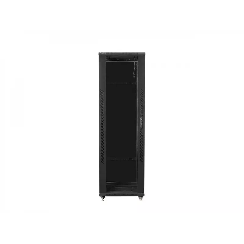 LANBERG 19 42U 800x800 mm stāvošs skapis ar stikla durvīm (FlatPack) melns
