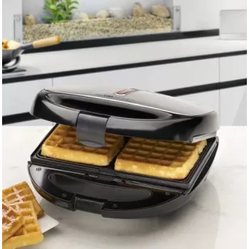 Clatronic ST/WA 3670 sviestmaižu grauzdētājs 800 W Melns, Nerūsējošais tērauds