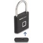 Biometriskā slēdzene Navilock 20965 pirkstu nospiedumu lasītājs 75×45 mm melna