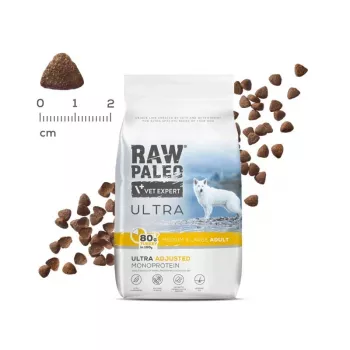 RAW PALEO Ultra Medium&Large Adult Turkey sausā suņu barība - 10 kg