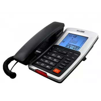 Maxcom vadu galda telefons, melns