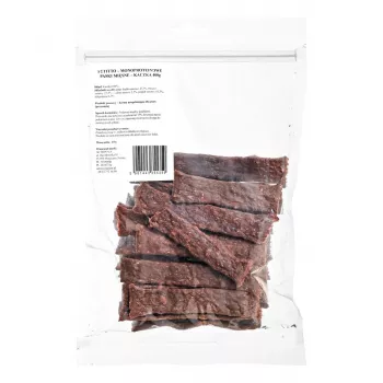 PETITTO Monoprotein Meat Strips Duck 400 g — vienas olbaltumvielas apmācības našķis suņiem