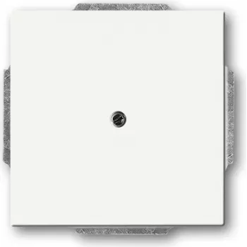 BUSCH JAEGER 1742-884 Kontaktgabals, balts, matēts metāls/plastmasa, 63x63 mm