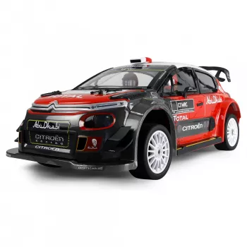 Amewi RC Rallye Citroen CR3 WRC HyperGo 4WD 1:7 RTR melns/sarkans (21126)