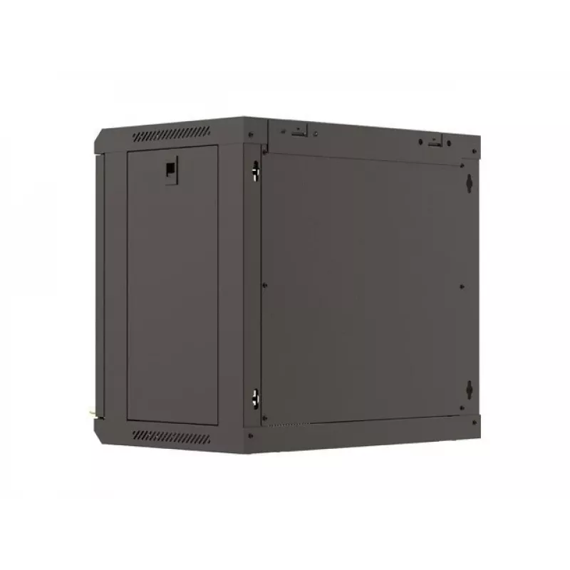 Pie sienas montējams tīkla skapis LANBERG WF03-5309-10B, 9U, 500×350×540 mm, max slodze 60 kg, melns