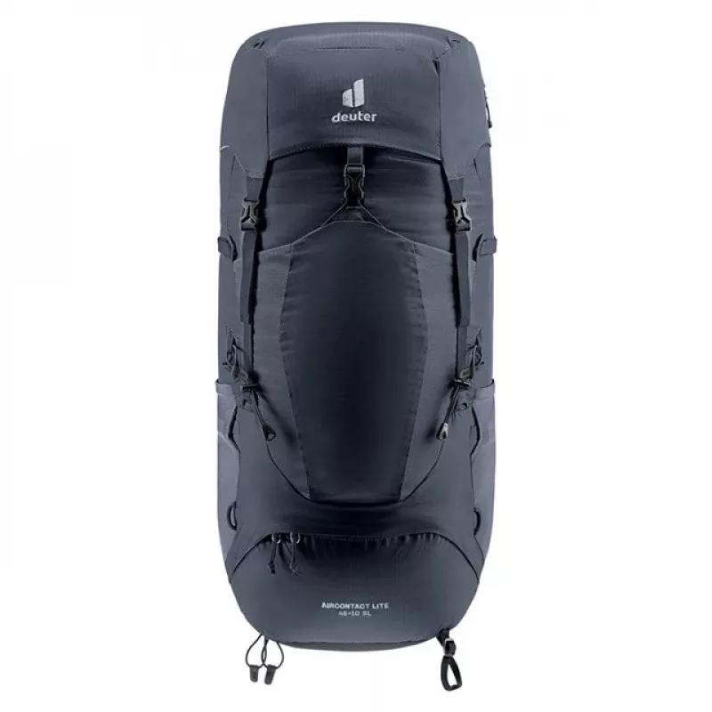 Deuter Aircontact Lite 45+10 SL Sieviešu pārgājienu mugursoma Melna