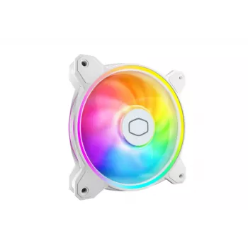 Cooler Master MasterFan MF120 Halo2 White Edition 120mm ARGB datora ventilators