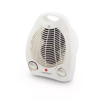 Elektriskais sildītājs ESPERANZA EHH011 1000/2000 W, balts, regulējams termostats, rotācijas vadība