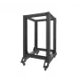 Lanberg Open Rack 19 inch 18U 600x800 Melns
