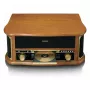 Belt-dzenā atskaņotājs Lenco TCD-2551WD Wood — Bluetooth, CD, kasete, AM/FM, USB ieraksts, 33/45/78 apgr./min
