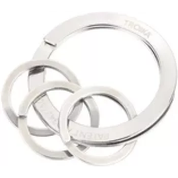 Atslēgu gredzens TROIKA NAIL GUARD Sudraba Nerūsējošais tērauds 6 mm augstums 3,5 cm diametrs