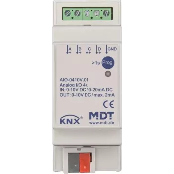 MDT AIO-0410V.01 slēdža izpildmehānisms 4-kanālu, 2TE, REG, 0-10V