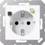 Kontaktligzda Type F Jung A 5520.30 WW — Balta, termoplasts, 250 V 16 A