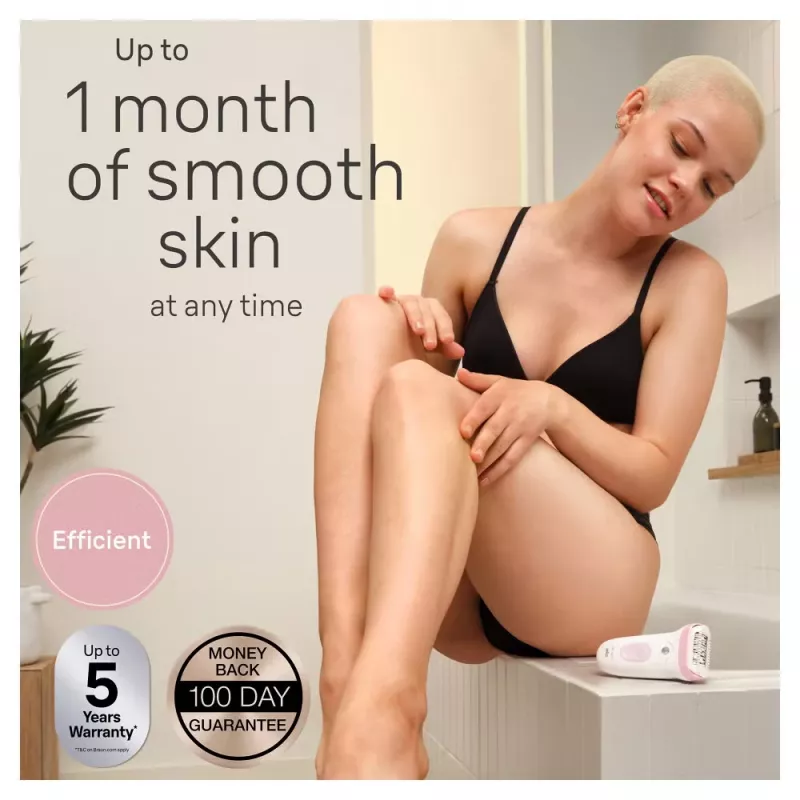 Epilators Braun Silk-epil 7 SE7-060, 40 pincetes, rozā/balts