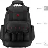 Mugursoma piezīmjdatoram Wenger 653723 40,6 cm (16 inch) portatīvajam datoram, nēsāšanas mugursoma