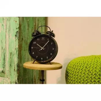 NeXtime klok 5113zw Wake Up Alarm, 23x30, Melns/Tirkīza