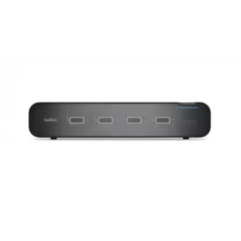 4P Divgalvas DP/HDMI uz DP/HDMI Video Secure DT KVM Slēdzis PP4.0