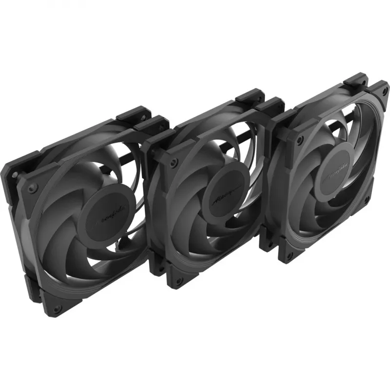 120 mm PWM korpusa ventilators EKL Alpenföhn Jetstream 120x120x27, PWM vadība, 27 mm biezums