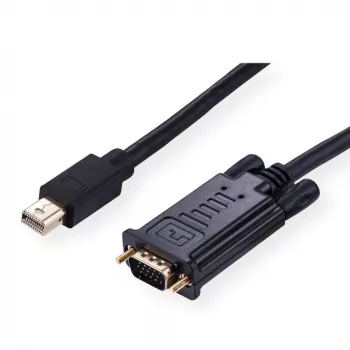 Video kabeļa adapteris VALUE 11.99.5807 2m Mini DisplayPort uz VGA