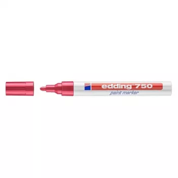 Marķieris Edding 750 sarkans