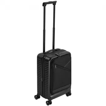 Rokas bagāžas koferis Rivacase 8180 Clark ECO – cietais apvalks, melns