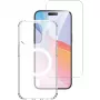 Komplekts iPhone 16 Pro Max: 30W USB-C lādētājs, 9H stikls, MagSafe caurspīdīgs maciņš 4smarts 541178