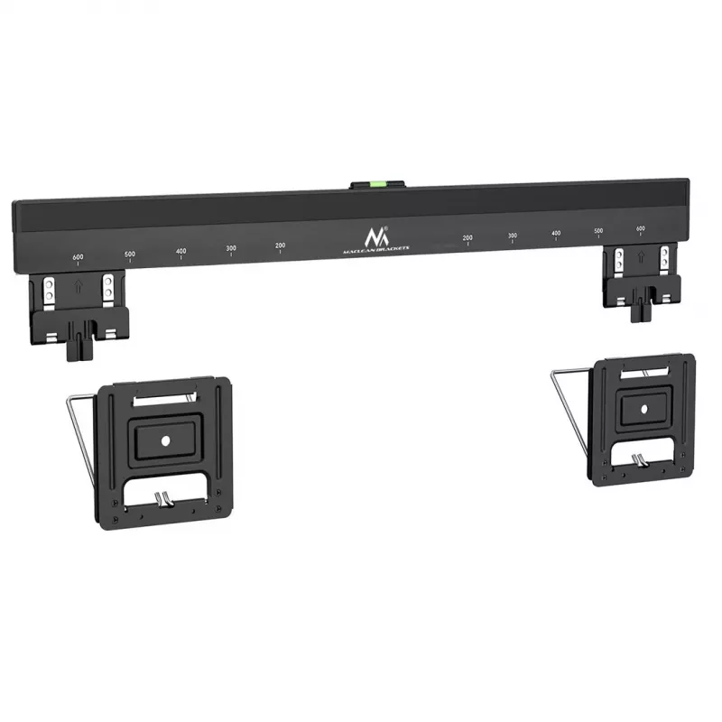 Maclean MC-481 Ultra plakans TV sienas stiprinājums 37-80 collu plakaniem un izliektiem televizoriem, līdz 75 kg, VESA 600x400