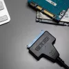 Akyga AK-CA-86 SATA – USB-A 3.0 adaptera kabelis 2,5 collu diskiem, 0,3 m, melns