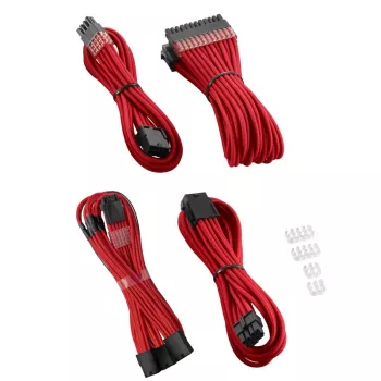 CableMod PRO ModMesh 12VHPWR kabeļa pagarinājuma komplekts — sarkans