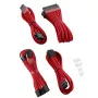 CableMod PRO ModMesh 12VHPWR kabeļa pagarinājuma komplekts — sarkans