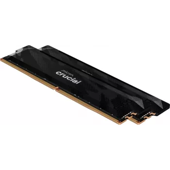 Crucial CP2K16G64C32U5B PRO Gaming OC DIMM Kit, 32GB, DDR5, 6400 Mhz, CL32, Black