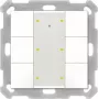 Mdt BE-TA55T6.G2 KNX temperatūras sensors ar 6 taustiņiem