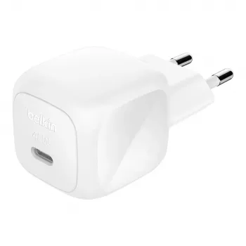 Iekštelpu lādētājs Belkin WCA013kqWH Universāls ātrās uzlādes USB Type-C 1 ports Balts
