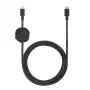 Native Union Night Cable USB-C uz Lightning 3 m — Melns/Pelēks