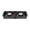Dzesēšanas ventilators Extralink 2 FANS ROOF COOLING UNIT 220V AC Melns Metāls