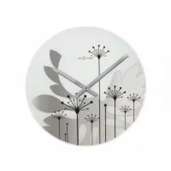 NeXtime klok 8088 Grass, Ø43 cm, sienas, pelēks