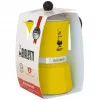Moka katliņš Bialetti Rainbow melns/dzeltens — alumīnija plīts espresso pagatavotājs, 1 gab.