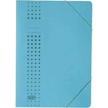 ELBA chic-elasticated mape, kartona, A4, zila (33470 BL)