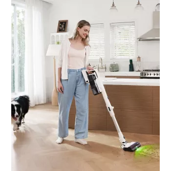 Tineco A50S Plus 2-in-1 stieņa putekļsūcējs, bezmaiss, 185 W, balts